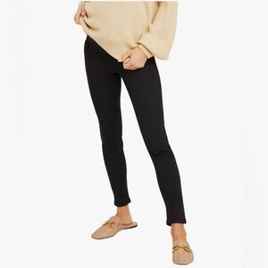 Motherhood Maternity Super Stretch Secret Skinny Ankle Length Black Wash Sm. 4-6